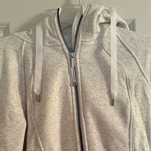 Lululemon Athletica White Zip-Up Jacket